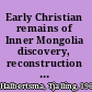 Early Christian remains of Inner Mongolia discovery, reconstruction and appropriation /