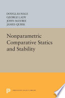 Nonparametric comparative statics and stability /