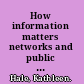 How information matters networks and public policy innovation /
