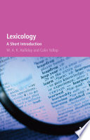 Lexicology : a short introduction /
