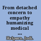 From detached concern to empathy humanizing medical practice /