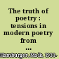 The truth of poetry : tensions in modern poetry from Baudelaire to the 1960s /