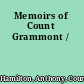 Memoirs of Count Grammont /