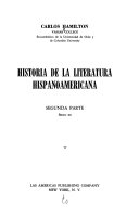 Historia de la literatura hispanoamericana /