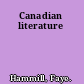 Canadian literature