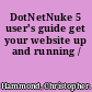 DotNetNuke 5 user's guide get your website up and running /