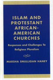 Islam and Protestant African American churches : responses and challenges to religious pluralism /
