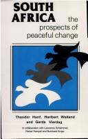 South Africa, the prospects of peaceful change : an empirical enquiry into the possibility of democratic conflict regulation /