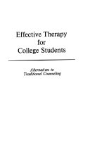 Effective therapy for college students /