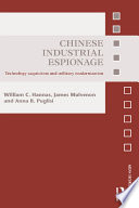 Chinese industrial espionage technology acquisition and military modernisation /