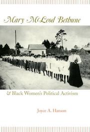 Mary McLeod Bethune & Black women's political activism /