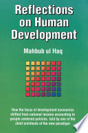 Reflections on human development /