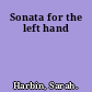 Sonata for the left hand