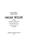 Oscar Wilde : including My memories of Oscar Wilde /