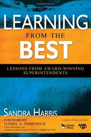 Learning from the best : lessons from award-winning superintendents /