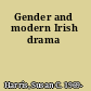 Gender and modern Irish drama