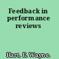 Feedback in performance reviews
