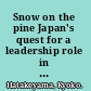 Snow on the pine Japan's quest for a leadership role in Asia /