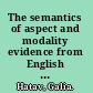 The semantics of aspect and modality evidence from English and biblical Hebrew /