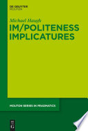 Im/politeness implicatures /