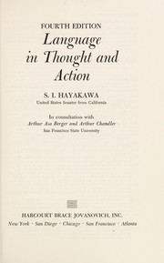 Language in thought and action /