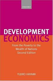 Development economics : from the poverty to the wealth of nations /
