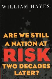 Are we still a nation at risk two decades later? /