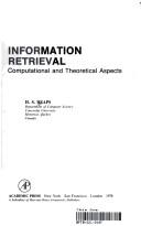 Information retrieval, computational and theoretical aspects /