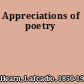 Appreciations of poetry