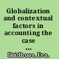 Globalization and contextual factors in accounting the case of Germany /