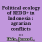 Political ecology of REDD+ in Indonesia : agrarian conflicts and forest carbon /