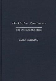 The Harlem renaissance : the one and the many /