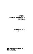 Power in psychotherapeutic practice /