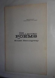 The collected poems of Ernest Hemingway