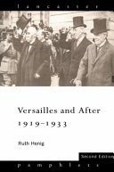 Versailles and after, 1919-1933