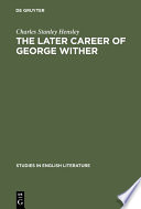 The later career of George Wither /