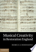 Musical creativity in restoration England