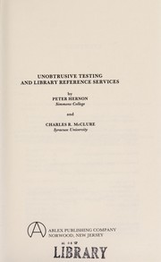Unobtrusive testing and library reference services /