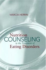 Nutrition counseling in the treatment of eating disorders /