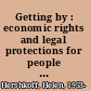 Getting by : economic rights and legal protections for people with low income /