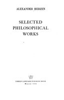 Selected philosophical works /