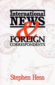 International news & foreign correspondents /