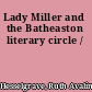 Lady Miller and the Batheaston literary circle /