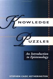 Knowledge puzzles : an introduction to epistemology /