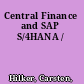 Central Finance and SAP S/4HANA /