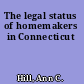 The legal status of homemakers in Connecticut