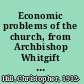 Economic problems of the church, from Archbishop Whitgift to the Long Parliament