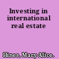 Investing in international real estate
