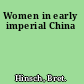 Women in early imperial China