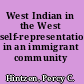 West Indian in the West self-representations in an immigrant community /